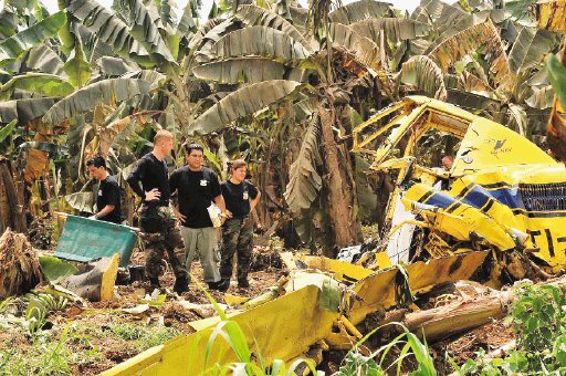  Mueren dos veteranos pilotos  al chocar sus avionetas  En Finca 5 de Cariari de Pococ&#x00ED;, Lim&#x00F3;n