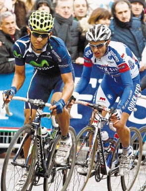 Al Tour de Francia va Andrey. Amador (izquierda) manifestó que no se conformará con ir al tour, el ciclista quiere dejar huella.