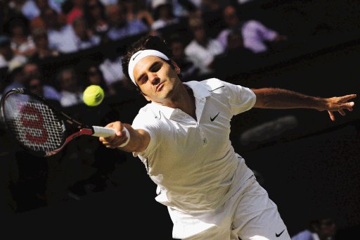 Federer se derrumba. El máximo ganador de Grand Slam dijo adiós.EFE.