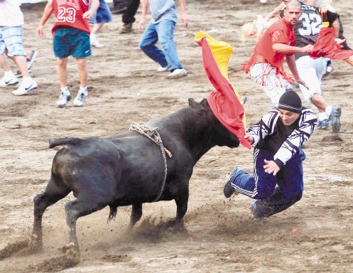 Los toreros improvisados morder&#x00E1;n el polvo en dos escenarios este fin de semana. Archivo.