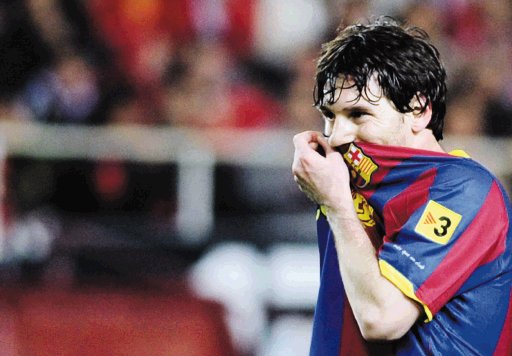 El cuadro catal&#x00E1;n no jug&#x00F3; bien y solo pudo sacar un empate. Messi lo intent&#x00F3; por todos los medios, pero no logr&#x00F3; anotar. AFP