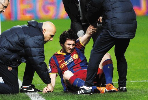 Messi, no se vale asustar 