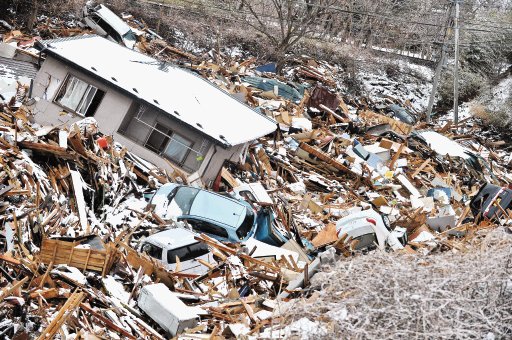 Devastaci&#x00F3;n en la ciudad de Otsuchi. AFP.