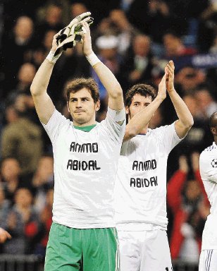 Casillas mostr&#x00F3; apoyo.