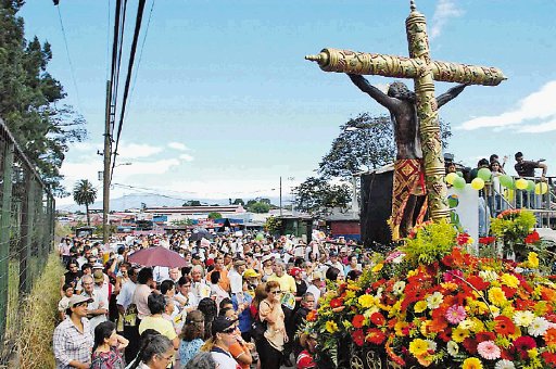 El Santo Cristo de Esquipulas es venerado en Alajuelita.
