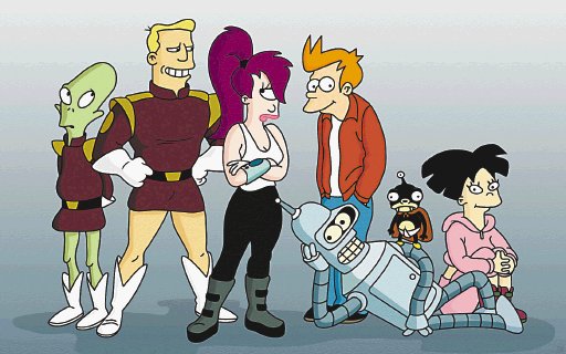 Regresa Futurama. 120 episodios grabados en seis temporadas.