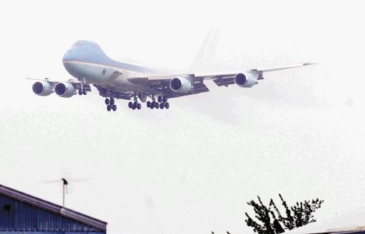 Avión de Obama aborta aterrizaje. Air Force One. AP.