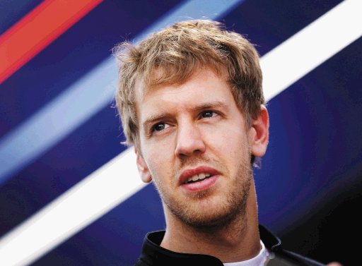 Vettel llega al Gran Premio de España como líder. Sebastian Vettel. AP.