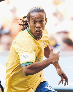 Sin Kaká ni Ronaldinho. Ronaldinho. Archivo.