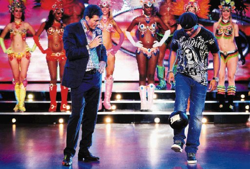 A “Bailando” como invitado. Ronaldinho. Foto: EFE.