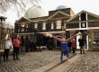 La hora GMT pasa a la historia. Vista de la l&#x00ED;nea del meridiano de Greenwich. AFP.