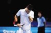 Novak Djokovic cant&#x00F3; viajera. Lament&#x00F3; la derrota.AFP.