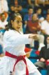  Ashley no piensa en los permisos. Ashley Binns es la actual campeona iberoamericana de karate en la categor&#x00ED;a Open.Arch.