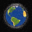  Basurero alrededor de la Tierra. Esta imagen generada por computadora, muestra los objetos que son rastreados por la NASA. AP.