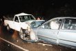  Triple choque deja tres heridos en Guápiles. Los dos autos livianos quedaron destrozados tras el accidentefrontal.Réiner Montero.