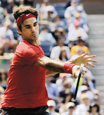 Federer tuvo que subir revoluciones. Federer fue exigido.
