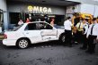  Chofer ebrio colisionó. El conductor de este vehículo Hyundai Elantra conducía ebrio y chocó. Alonso Tenorio.