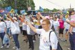  Sancarle&#x00F1;os caminaron ayer contra el c&#x00E1;ncer. Todos en pie de lucha contra el c&#x00E1;ncer. Carlos Hern&#x00E1;ndez.