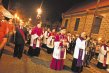  Concurrido Via Crucis. La procesión salió de la Iglesia de La Merced. Cientos de fieles acompañaron el Via Crucis.Alexander Otárola.