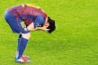  La traición de la “Pulga” Messi. Desde que viste la camiseta del Barcelona, éste es el peor momento que vive Messi en lo futbolístico, con el club catalán. AFP