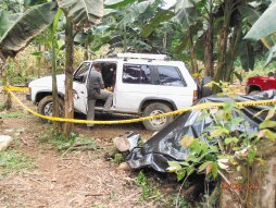  Investigan robo como móvil de triple crimen Las Minas de Banegas de Osa, Puntarenas