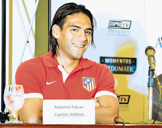  La sencillez de una estrella Radamel Falcao, crack del Atlético