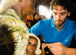  Gasol se unió a Unicef. Gasol compartió con los niños africanos, en el Chad.