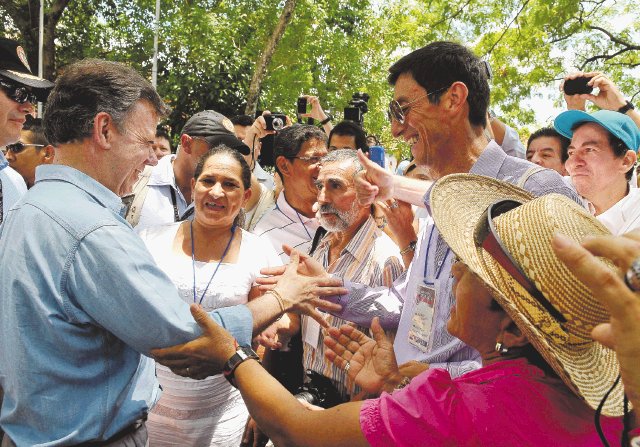  Silencio oficial sobre FARC. El presidente Juan Manuel Santos hará anuncio. EFE.