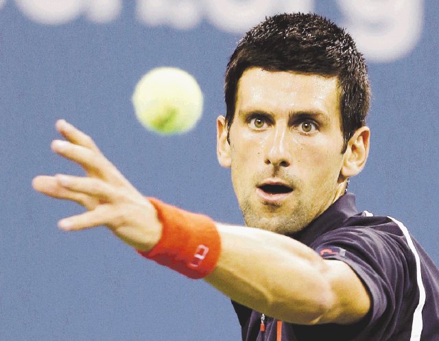  Fácil inicio de Djokovic. Novak es el actual campeón el Abierto estadounidense y es el sembrado número dos.AP.