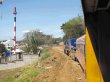  Casi listo paso de tren a Cartago. Paso del tren por las torres de Racsa entre Curridabat y La Unión, ayer al mediodía.Hugo Solano.