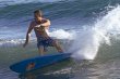  Dio clases en las olas. Federico marcó el ritmo de la competencia empleando un surf radical, combinado con el clásico. J. Pacheco/ Red Bull Costa Rica