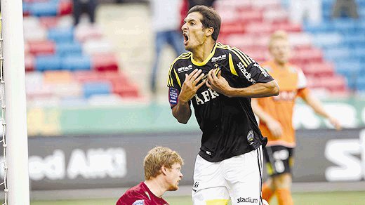 Celso Borges es el máximo anotador de su equipo en Suecia. Borges lleva cinco goles en el torneo.Tomado de www.sverigesradio.se