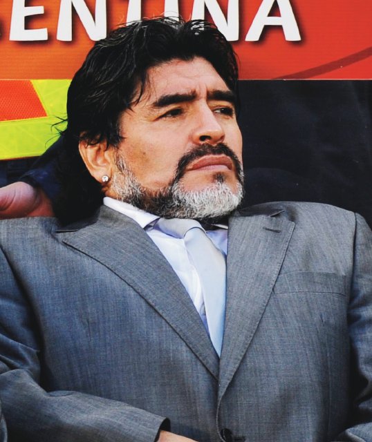 El club Al Wasl despidió a Diego Armando Maradona. Maradona. ARCHIVO.