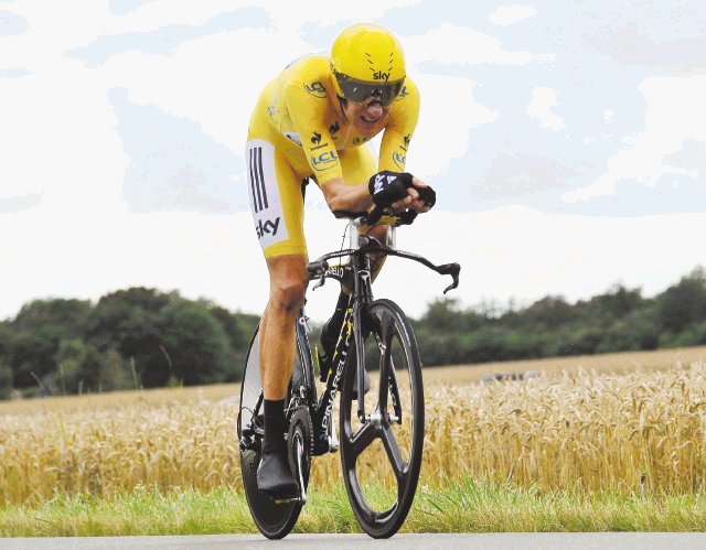 Tour de Francia: Bradley Wiggins a 120 kilómetros de ser campeón. Wiggins es el primer inglés en ganar el Tour.EFE