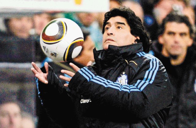Sin medalla. Diego Maradona.