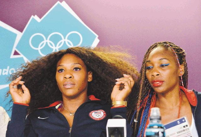  Todo queda en familia. Las hermanas Williams quieren hacer historia en Londres con el tercer oro olímpico.AFP