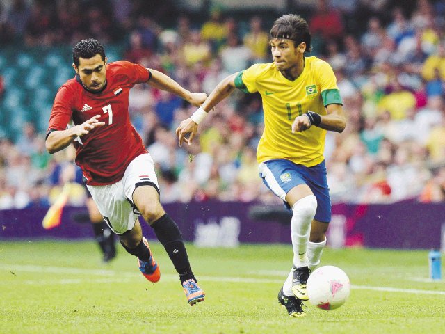 La figura: Neymar. La figura del conjunto sudamericano ha jugado 19 partidos clase A con la selección brasileña. AFP.