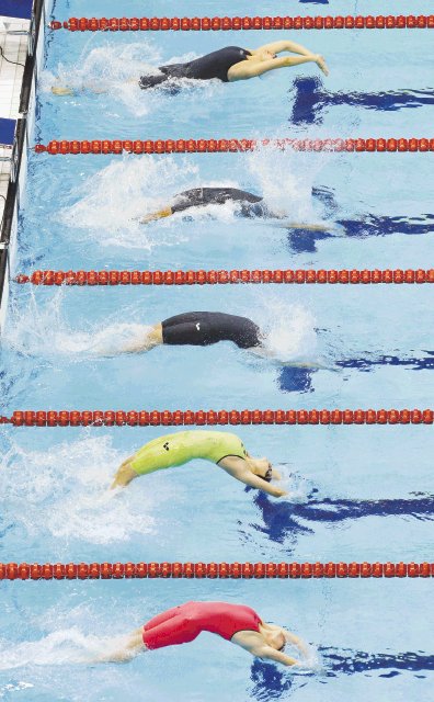  Invitados que se van temprano. En las justas de Londres compiten 900 nadadores.AP