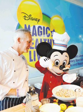Sin anuncios de comida chatarra. Disney apuesta a lo nutritivo.AFP: