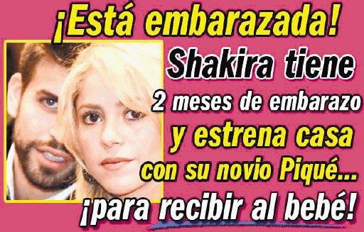  ¿Shakira espera un bebé?. Habrá que esperar a ver si la pareja sale a desmentir la noticia difundida por el portal TVnotas.