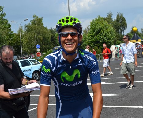 Andrey sigue de noveno en la general de Critérium du Dauphiné. Andrey Amador. ARCHIVO.