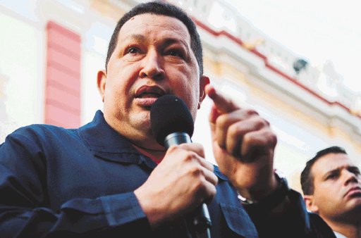 Chavez asegura estar muy bien. Hugo Chávez. EFE.