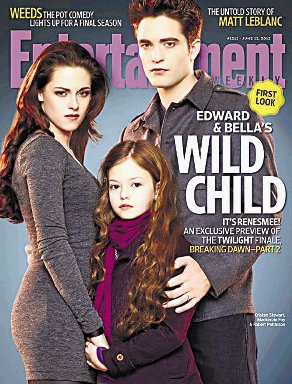 Hija de Bella y Edward causa sensación. Renesmee.
