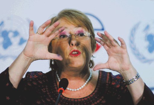 Torturaron a Bachelet. Michelle Bachelet. AFP.