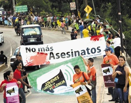 Un muerto cada 74 minutos en Honduras Según informe dado a conocer ayer
