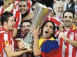  ¡Falcao es un depredador!. Radamel Falcao y el Atlético de Madrid celebraron en Rumanía. Ahora el club no quiere que el colombiano se vaya.EFE