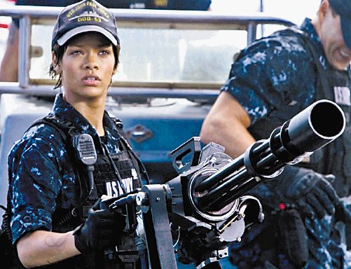 Carteleras de cines. “Batalla Naval”, con Rihanna.