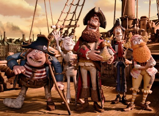 Carteleras de cines. “Piratas: Una Loca Aventura”, película animada.