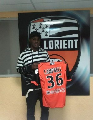 Joel Campbell: “Lorient fue una etapa muy dura y de gran aprendizaje”. Joel cuando llegó al Lorient. Archivo.