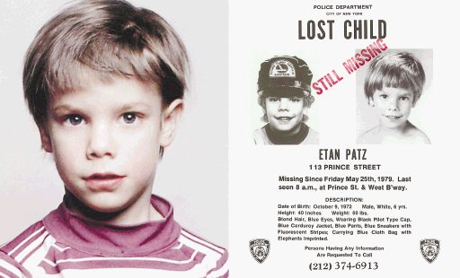  Confesó el crimen de un niño hace 33 años. Sus padres, Stan y Julie Patz, no se mudaron ni cambiaron su número telefónico en caso de que su hijo los buscará.AFP.